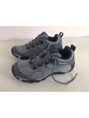 Merrell Hiking Shoes Vibram Gray Waterproof Womens 6